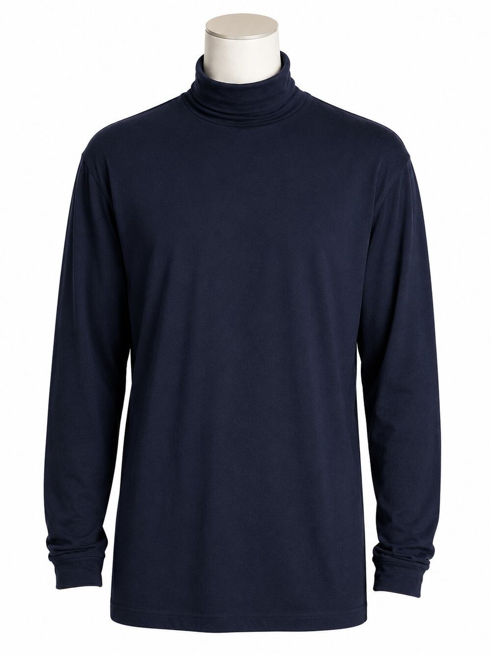 L.L.Bean Men’s Navy Long Sleeve Turtleneck – Size Large Tall